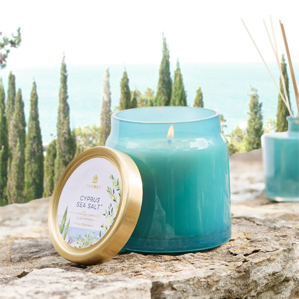 Cyprus Sea Salt Statement Poured Candle image number 2